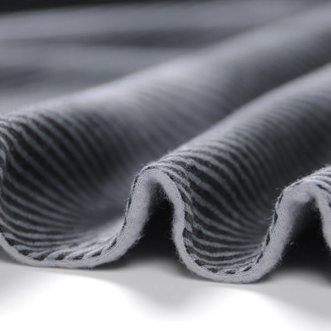 Nueva llegada CVC 60/40 French Terry Fleece con tejido P/D cepillado trasero para prendas de vestir