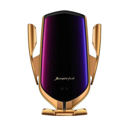 10W Car Wireless Charger Infrared Induction Qi Wireless Charger Car Phone Holder Smart Automatic Clamping Wireless Car Charger