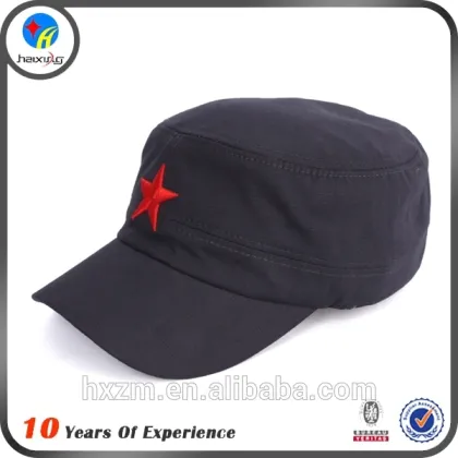Hot design flat top hat military hats