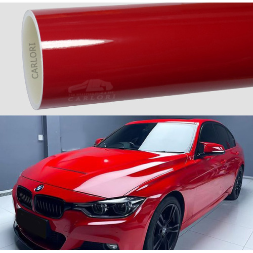 Super Gloss красный автомобиль Wrap винил