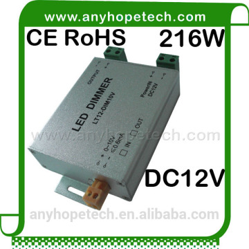 Premium Quality 216W 18A programmable led dimmer