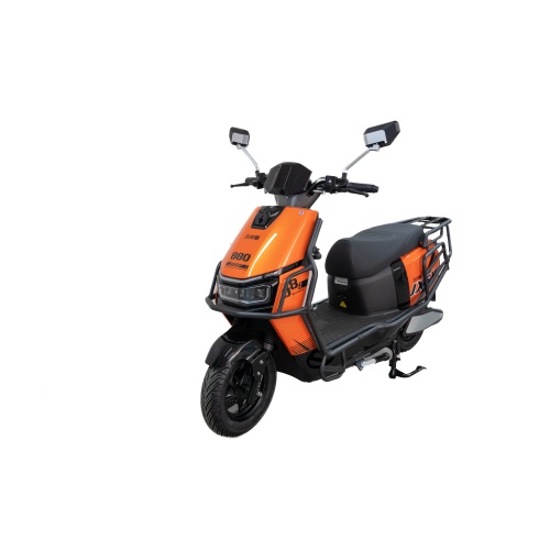 Utilitarian Electric Motorcycle for City Commutes