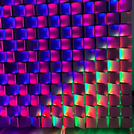 2024 New DMX Motor RGB/WWA Pixel Matrix Cabinet for LED Stage Lighting