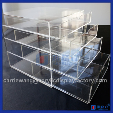 Yageli Crazy sale!! acrylic cosmetic makeup organizer lipstick holder with clear & white color and so on