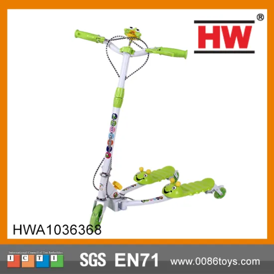 (blue ,red ,green )Funny Caterpillar Shape Kids Pedal