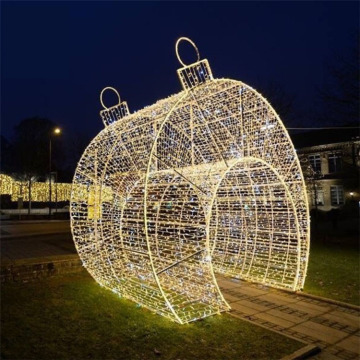 christmas  6m large white color led ball