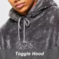 Partihandel herrgrå hoodie