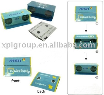 paper binocular/paper telescope/stereo viewer