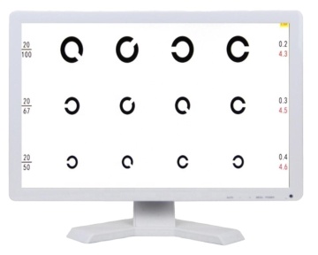 Hot Sale Optical Eye Test Chart: 19 Inch LCD Distance Vision Chart VC-3