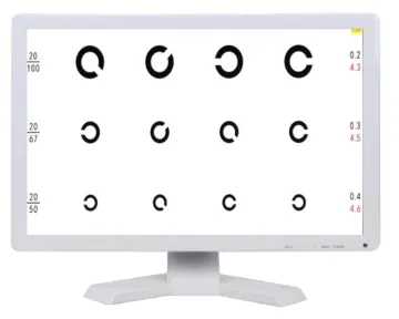 Hot Sale Optical Eye Test Chart: 19 Inch LCD Distance Vision Chart VC-3