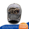 Sharks Patch Sıkıntılı Yıkanmış Beyzbol Şapkaları