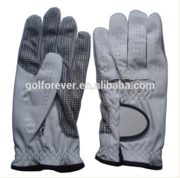 PU leather waterproof golf gloves