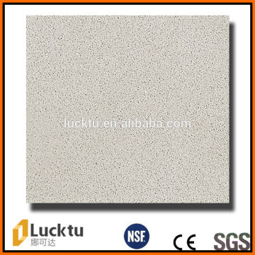 pure light grey engineering quartz countertop slabs