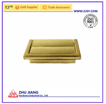 Brass plated lacquered box catch