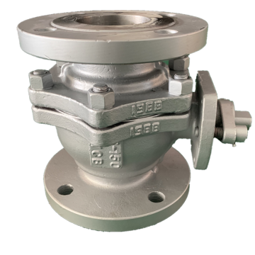 ISO5211 Mounting Pad Locking Handle PN16 DIN F4 Flanged Ball Valve