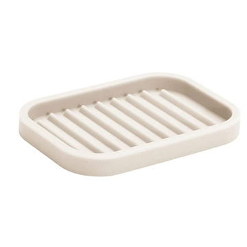 Kitchen Bathroom Silicone Soap Dish Tray Holder