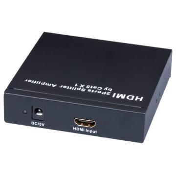 HDMI 2 Ports Splitter Amplifier by Cat5x1