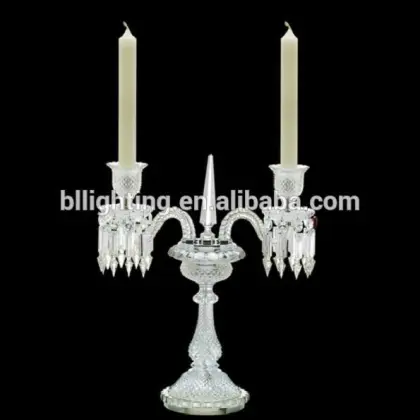 Baccarat wedding decoration crystal candle holder
