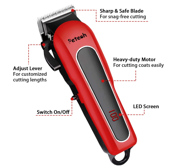 Dog Grooming Clippers Rechargeable