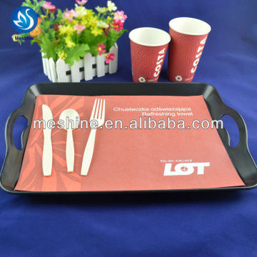 airline food anti slip paper serving tray mats