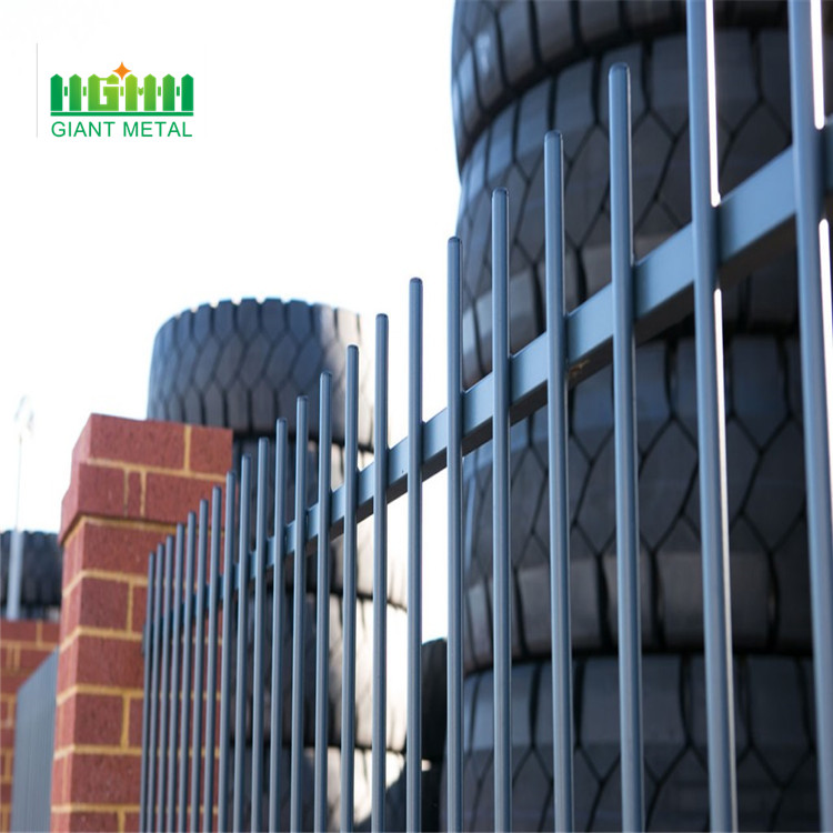 Multifunctional galvanized steel fence designs