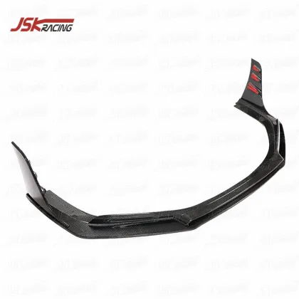 JSK-1 Style Carbon Fiber Front Lip Spoiler for 2015-2018 Porsche Carrera 911 991.2 Carrera GTS
