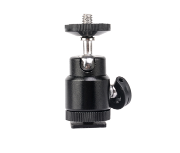 Universal 360 Degree Swivel Rotating Mini Tripod with LED Light Mount Adapter