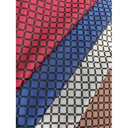 Polyester Cotton Tooling Jacquard Blended Dyed Fabric