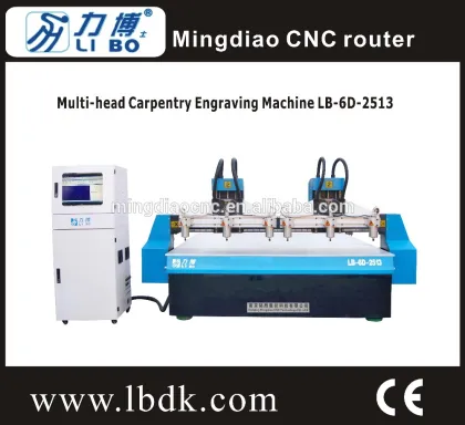 multi-heads wood cnc router 1618