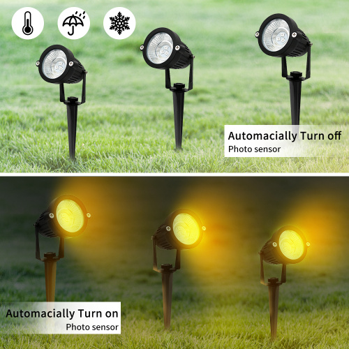Landschaftslichter im Freien LED -Spotlichter mit Spike