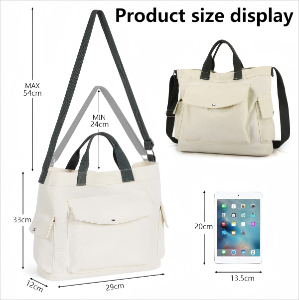 High quality women's fashion canvas bag
