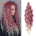 Hawaii Crochet Curl Hair Extensions Water Wave Braids