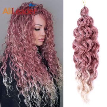 Deep Twisted Hook Synthetic Knit Curly Hair