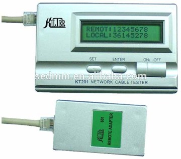 profesiional network wiring and KT-201 Length Meter Cable Tester