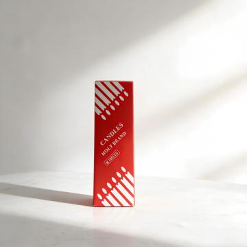 Cheap Price Red Box Paraffin White Candle Religious