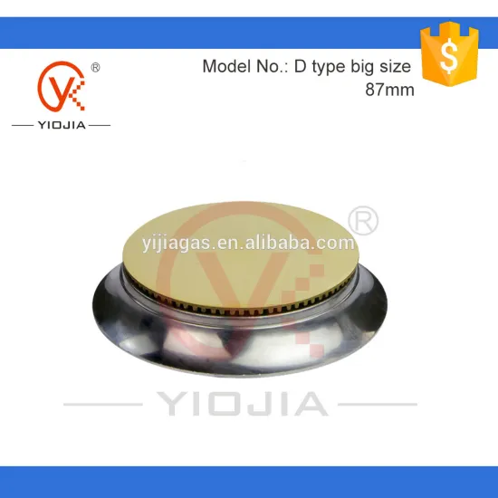Diecast brass burner cap for euro simple gas stove