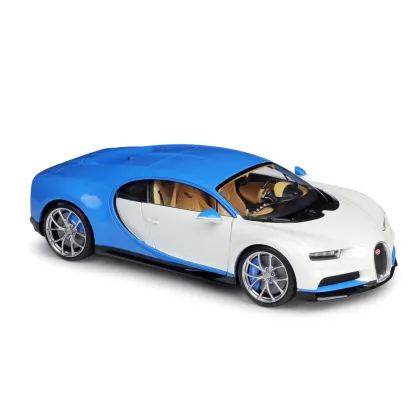 1:18 Scale Welly Diecast Model - Chiron Luxury Car Metal Toy with Moving Wheels