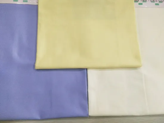 china polycotton poplin fabric 65 polyester 35 cotton fabric 45s 110x76 shirting fabric