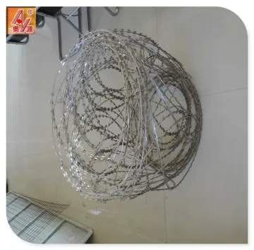 low price concertina razor barbed wire/Galvanized welded razor wire mesh/Blade concertina razor barbed wire