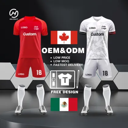 Factory Cheap Custom Youth Soccer Wear Jersey Uniform Quick Dry Training Shirt Soccer Club Uniform Jersey Set Football Wear