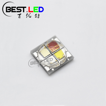 3W High Power RGBW LED mit gewölbter Linse