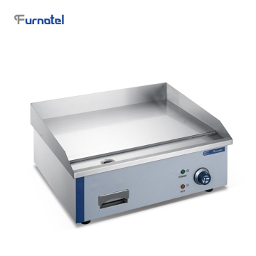 Ce Approved Stainless Steel Electric Griddle K049 Flat Griddle Pan For Restaurant