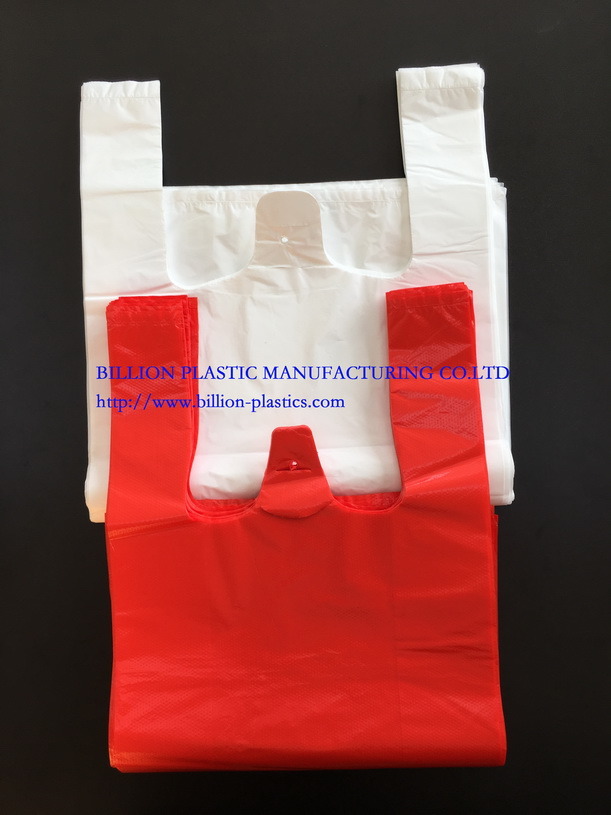 Custom Printing HDPE LDPE T-Shirt Shopping Bag Biodegradable Vest Bag