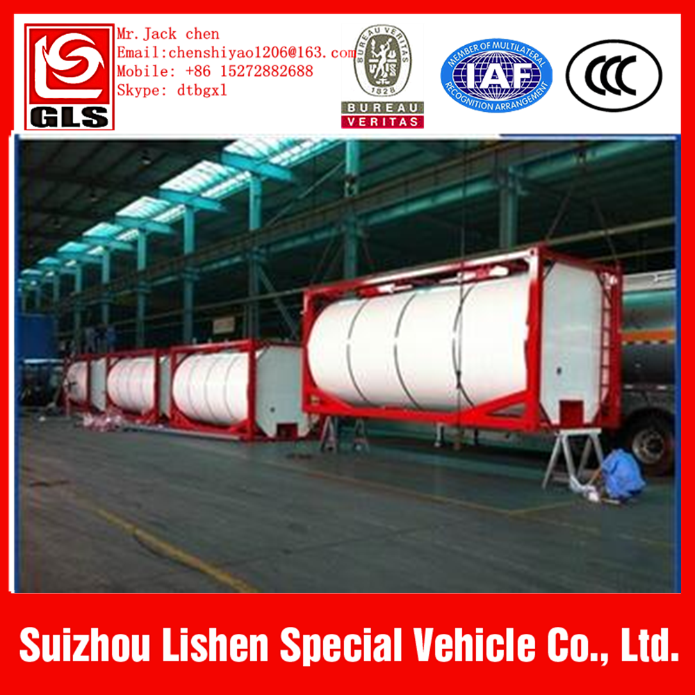 20ft iso tank containers for hcl