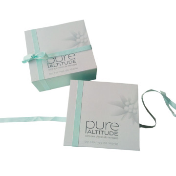 Luxury Cosmetic Packaging Box with Ribbon