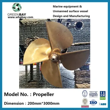 copper aluminum alloy steel marine screw propeller boat Vessel 4 blades shaft copper-madeself propelled barges for sale