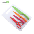 3pcs Knife Scissor Set with Board