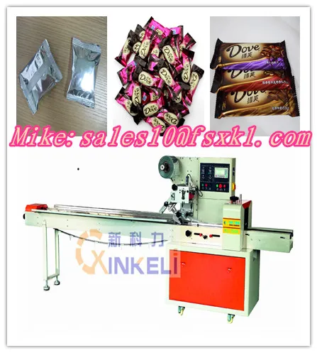 Automatic chocolate foil film wrapping machine