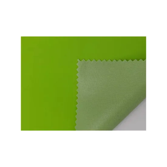 Double Sided High Ripstop Lightweight Bonded Interlock Fabric with Waterproof TPU Medium Transparent Film for Garments