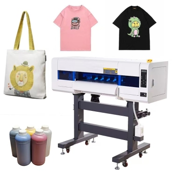 Epson I3200デュアルヘッド70cm DTFパウダーシェーカーマシン付きプリンター